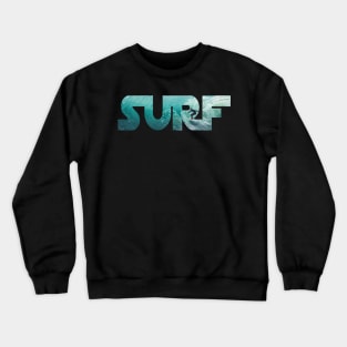 BEACH SURF SUMMERTIME DESIGN Crewneck Sweatshirt